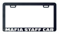 Mafia Staff License Plate Cover