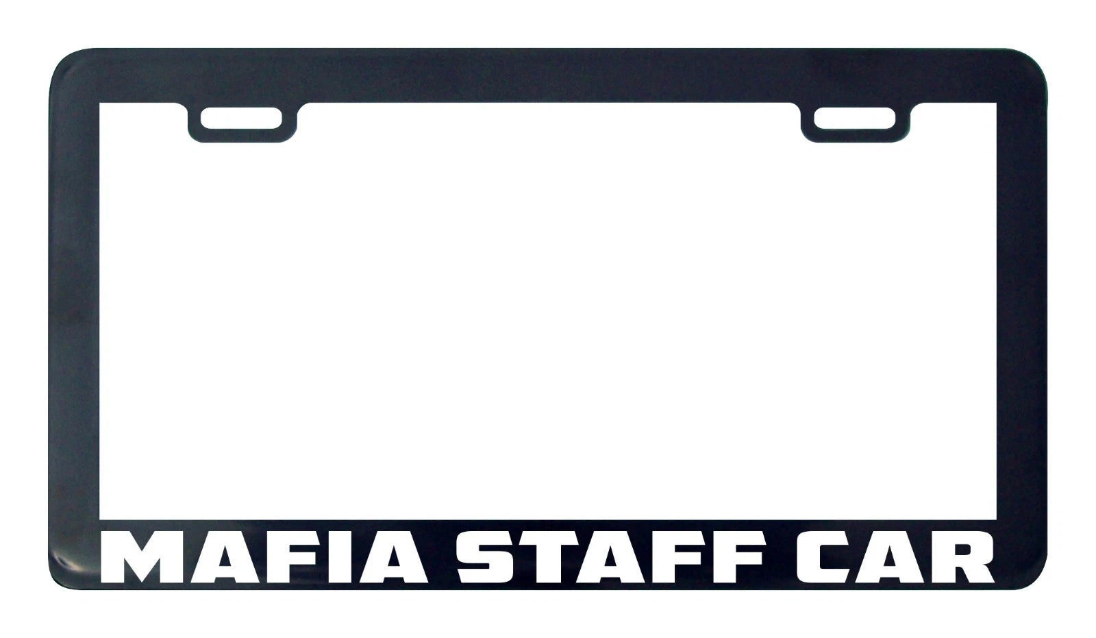 Mafia Staff License Plate Cover